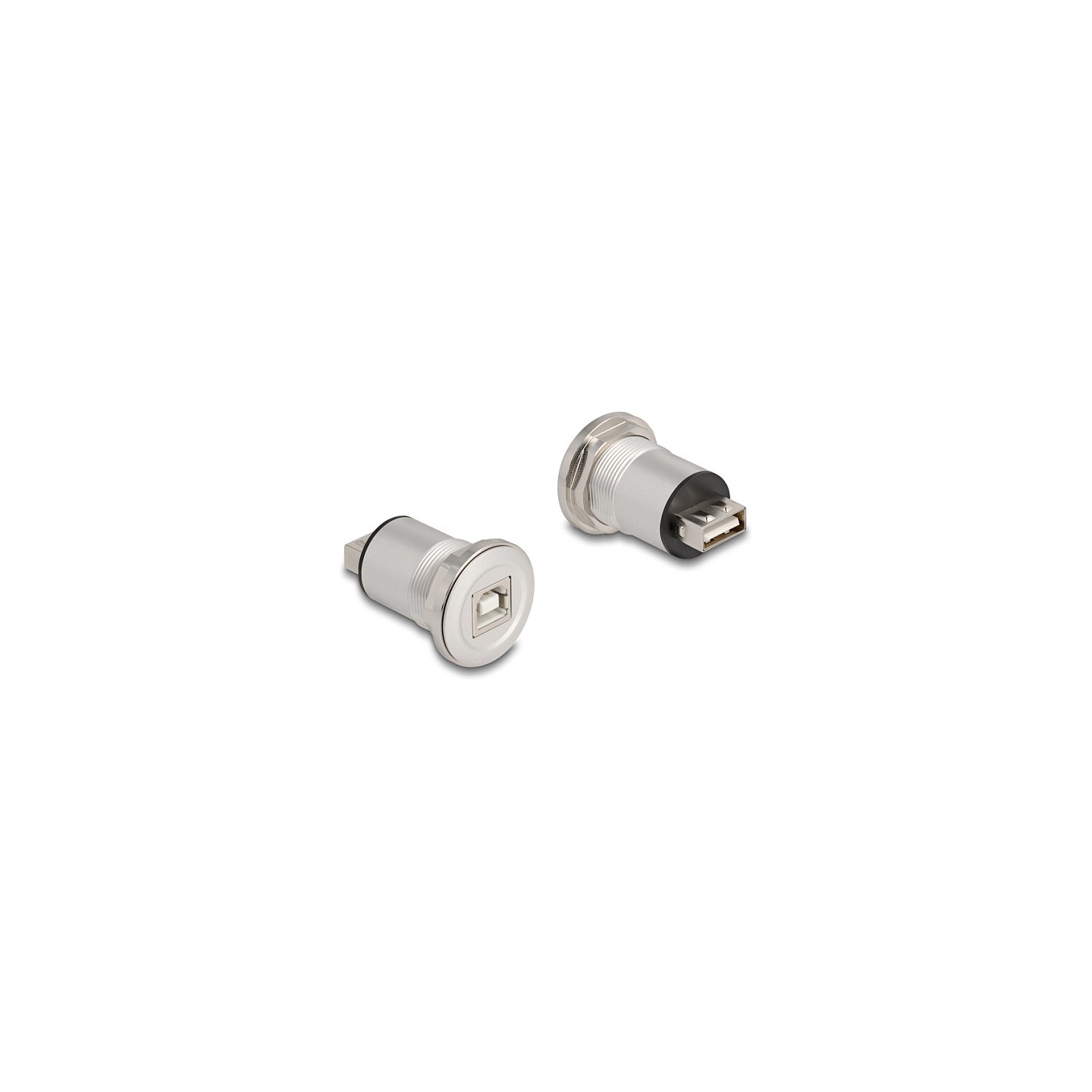 DELOCK USB2.0 Type-C zu Typ-B Einbaubuchse Aluminium — Buy in Cyprus with Fast Delivery