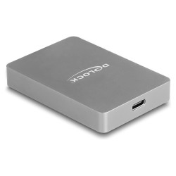 Delock USB Type-CTM Card Reader im Aluminium Gehäuse für CFexpress oder XQD Speicherkarten