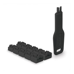 LINDY RJ45 Port Schlösser SCHWARZ. 10 Stck + 1 Schlüssel — Buy in Cyprus with Fast Delivery