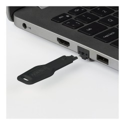 LINDY RJ45 Port Schlösser SCHWARZ. 10 Stck + 1 Schlüssel — Buy in Cyprus with Fast Delivery