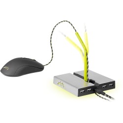 Buy CHERRY Xtrfy Mouse Bungee B4 - XG-B1-LED - LED 4-Port USB 2.0 Hub, 1.5m Cable in Cyprus, Nicosia, Limassol, Larnaka, Pafos
