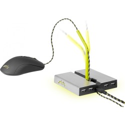 Buy CHERRY Xtrfy Mouse Bungee B4 - XG-B1-LED - LED 4-Port USB 2.0 Hub, 1.5m Cable in Cyprus, Nicosia, Limassol, Larnaka, Pafos