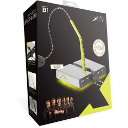Buy CHERRY Xtrfy Mouse Bungee B4 - XG-B1-LED - LED 4-Port USB 2.0 Hub, 1.5m Cable in Cyprus, Nicosia, Limassol, Larnaka, Pafos