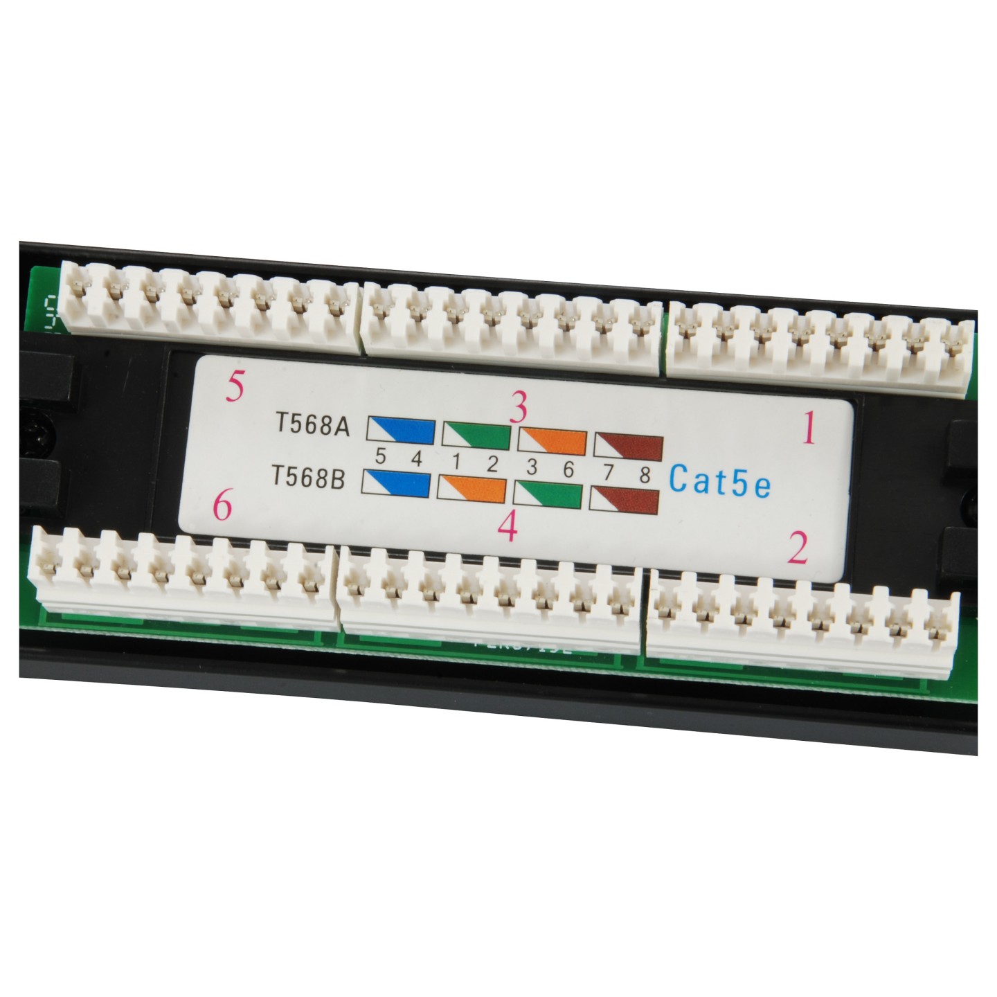 Equip Patchpanel 24x RJ45 Cat5e 19' UTP 1HE schwarz — Buy in Cyprus with Fast Delivery