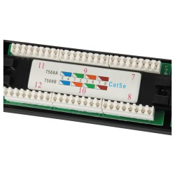 Equip Patchpanel 24x RJ45 Cat5e 19' UTP 1HE schwarz — Buy in Cyprus with Fast Delivery