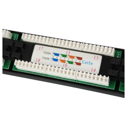 Equip Patchpanel 24x RJ45 Cat5e 19' UTP 1HE schwarz — Buy in Cyprus with Fast Delivery