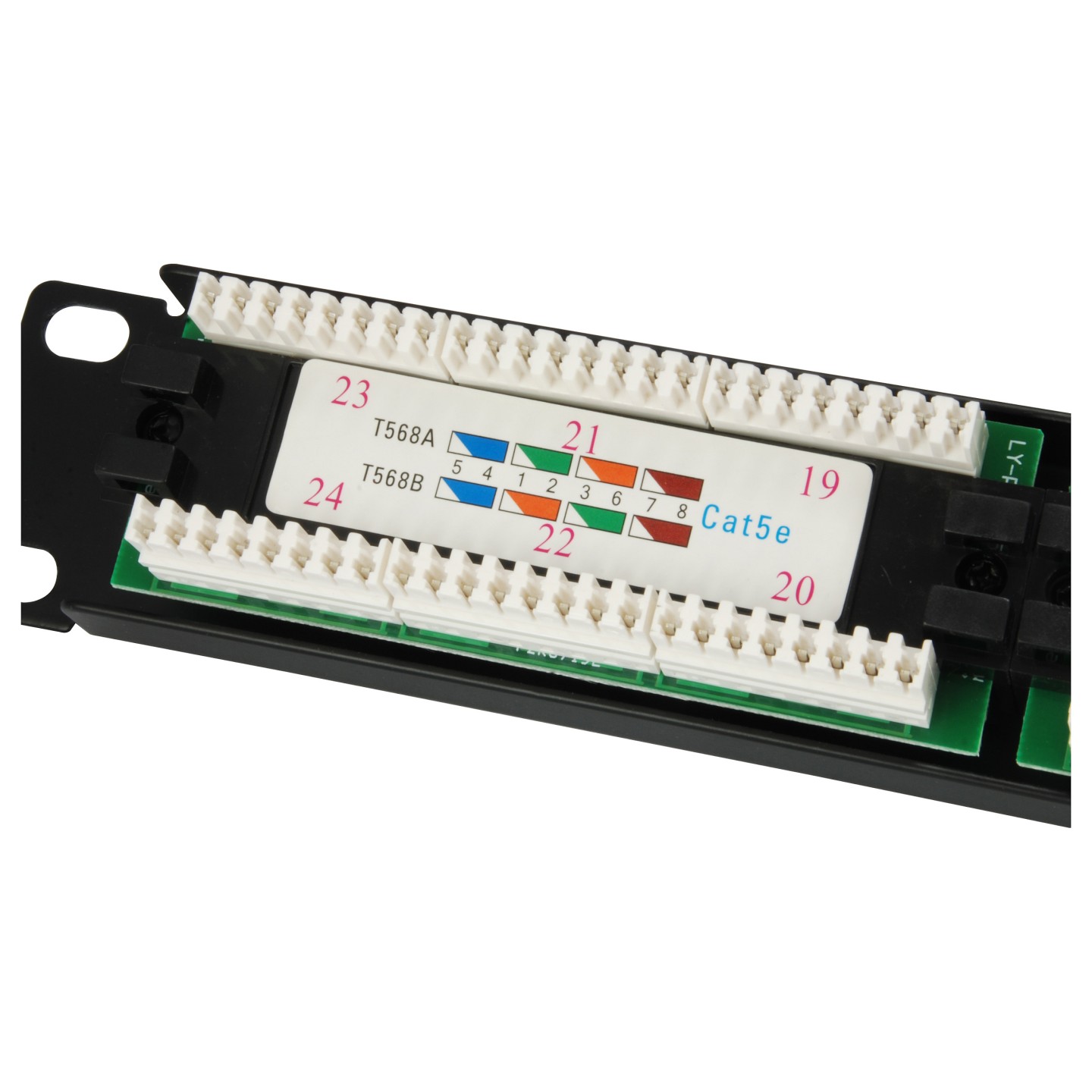 Equip Patchpanel 24x RJ45 Cat5e 19' UTP 1HE schwarz — Buy in Cyprus with Fast Delivery