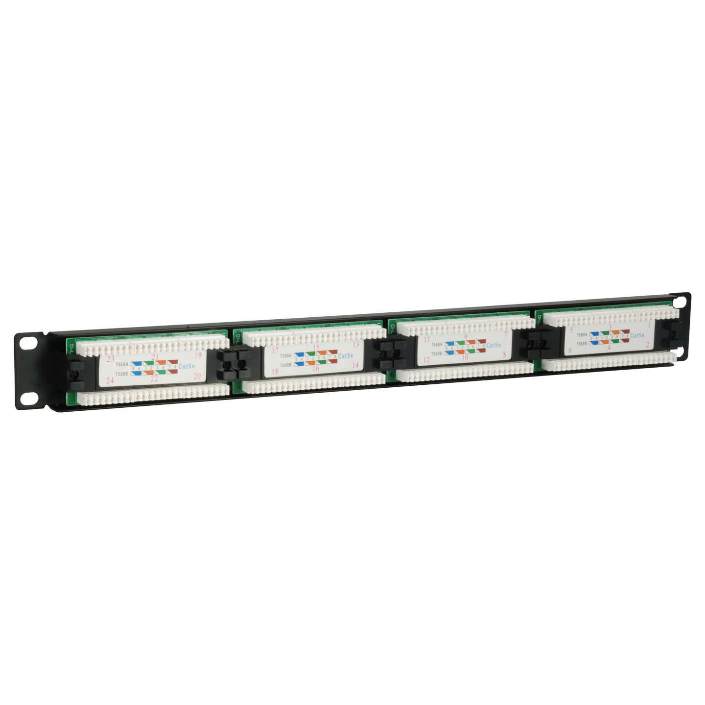 Equip Patchpanel 24x RJ45 Cat5e 19' UTP 1HE schwarz — Buy in Cyprus with Fast Delivery