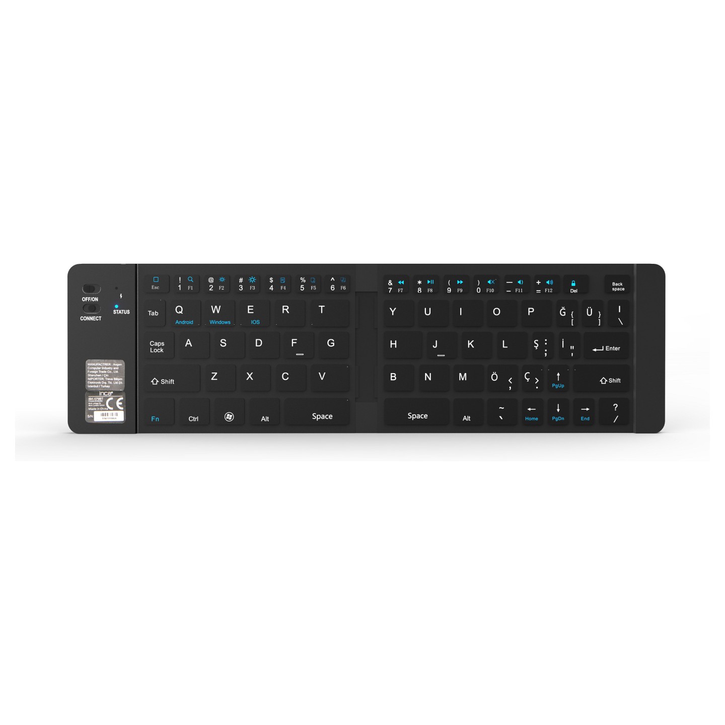 INCA Tastatur + Maus IBK-579BT BT 3.0 Mini-Größe. faltbar. 5-10m silver — Buy in Cyprus with Fast Delivery