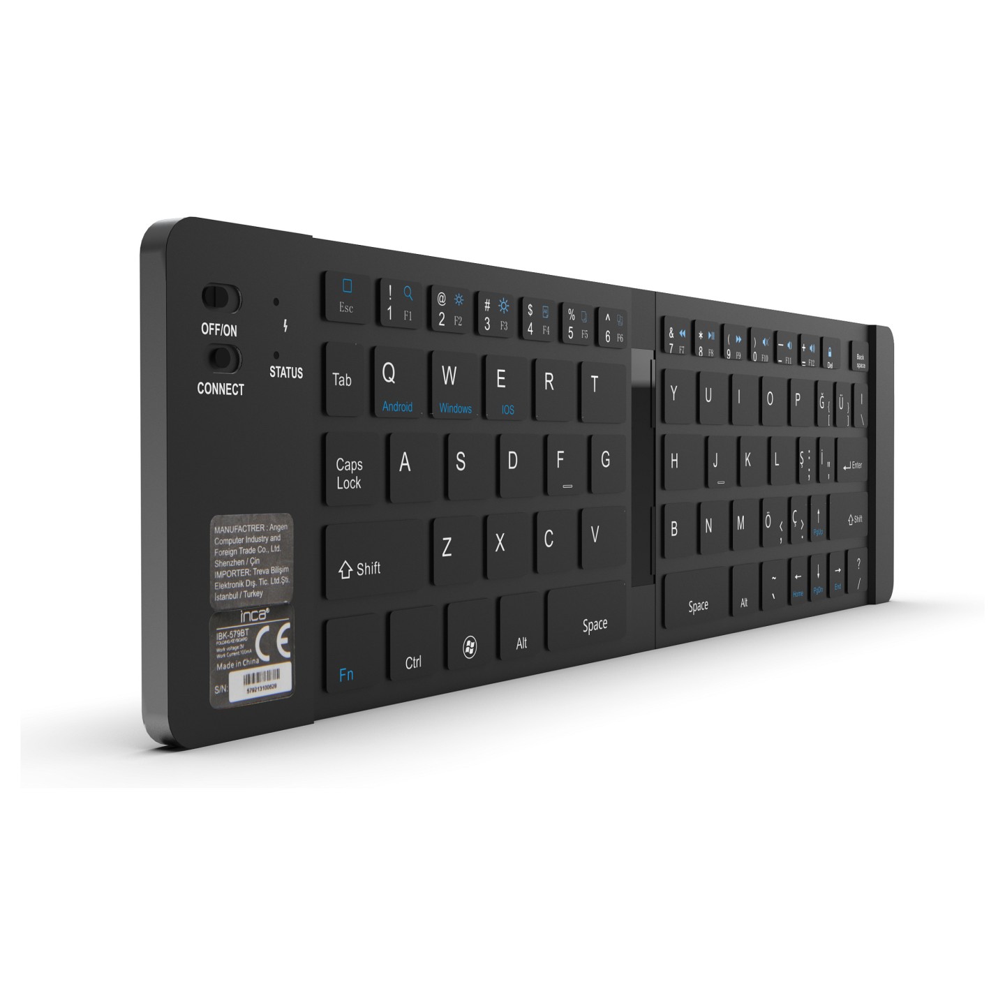 INCA Tastatur + Maus IBK-579BT BT 3.0 Mini-Größe. faltbar. 5-10m silver — Buy in Cyprus with Fast Delivery