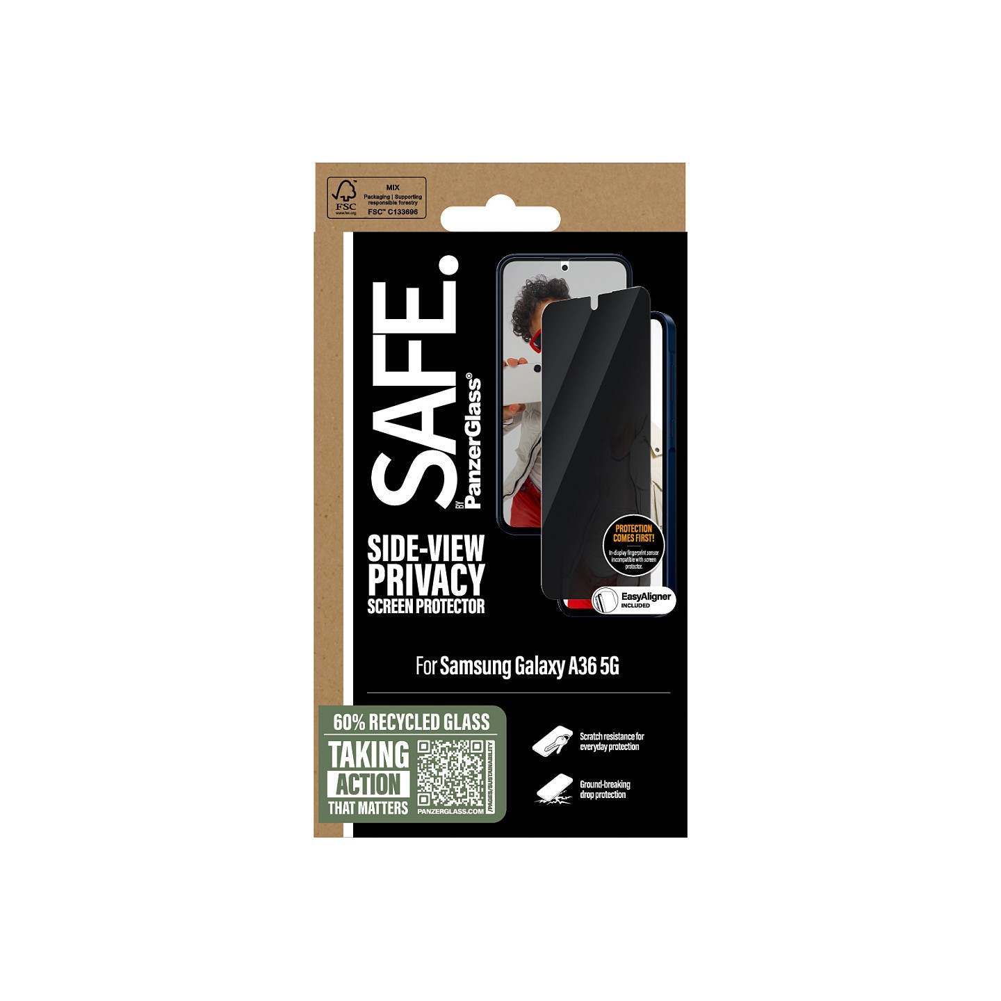 SAFE. Privacy Screen Protector Samsung Galaxy A36 5G — Buy in Cyprus with Fast Delivery