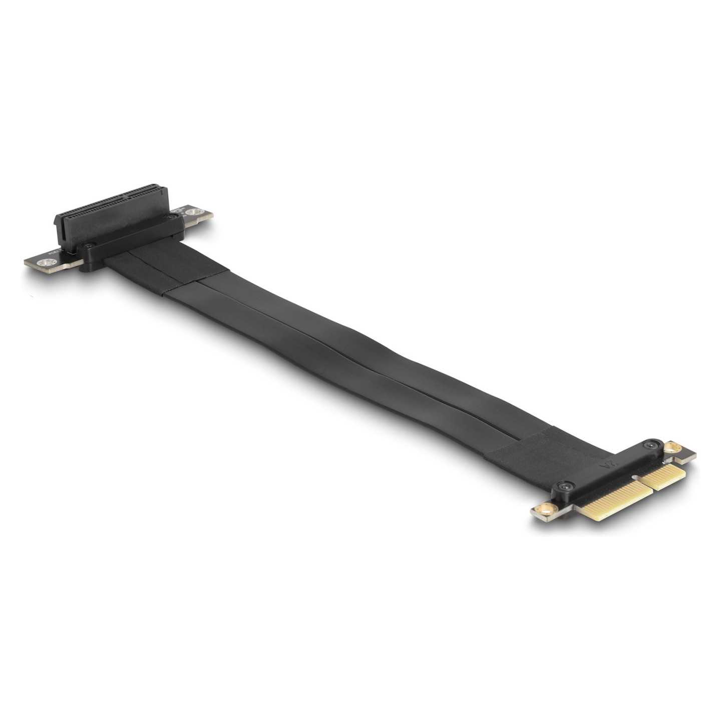Riser Karte PCI Express x4 Stecker zu x4 Slot 90° gewinkelt mit Kabel 30 cm — Buy in Cyprus with Fast Delivery