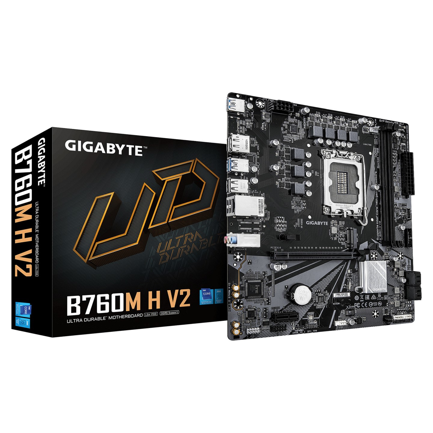 Gigabyte B760M H V2 (1700) (D) — Buy in Cyprus with Fast Delivery