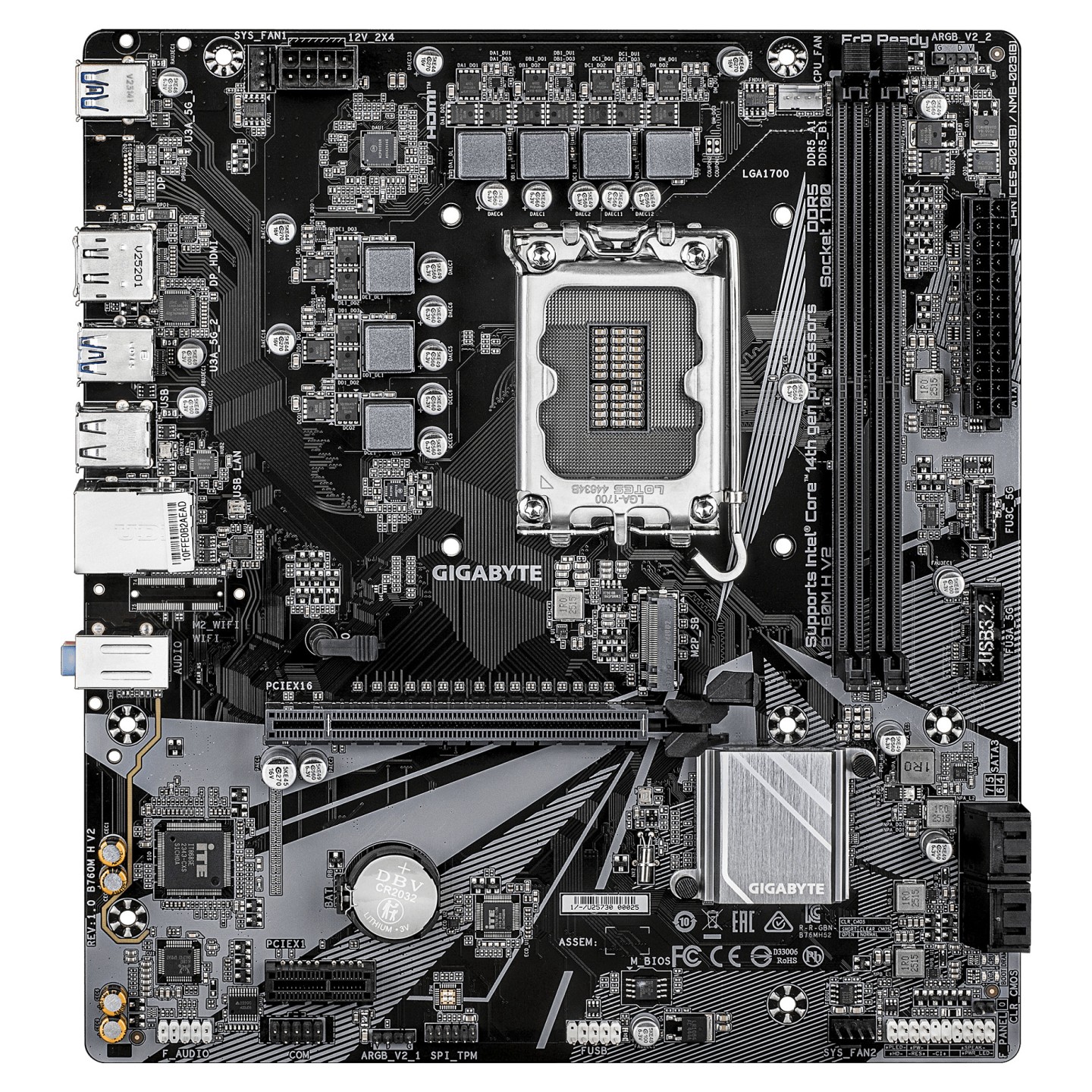 Gigabyte B760M H V2 (1700) (D) — Buy in Cyprus with Fast Delivery