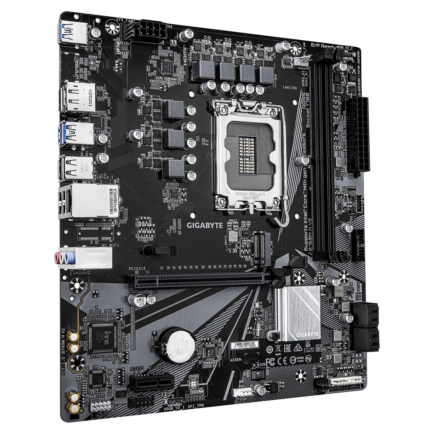 Gigabyte B760M H V2 (1700) (D) — Buy in Cyprus with Fast Delivery