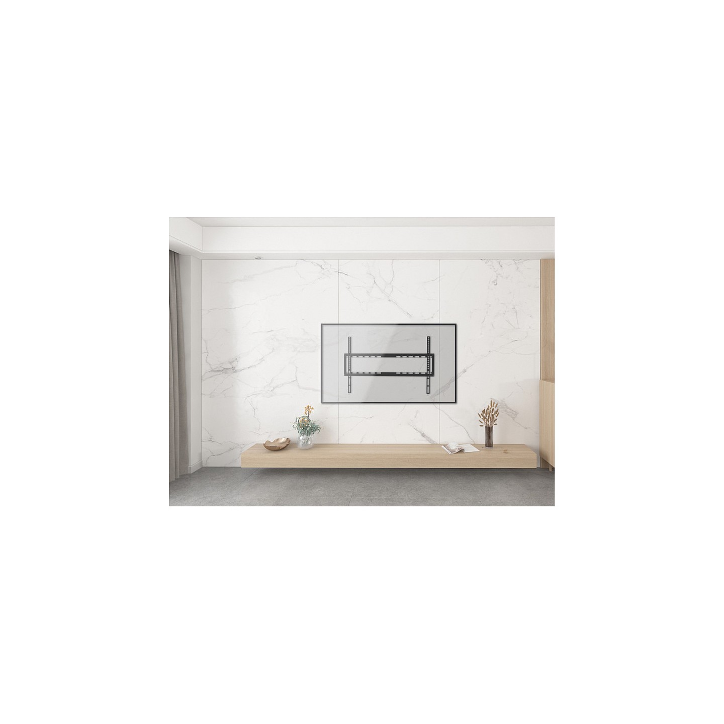 Equip Wandhalterung 37'-70' 1TFT Fest Slim 1Gelenk 35Kg sw retail — Buy in Cyprus with Fast Delivery