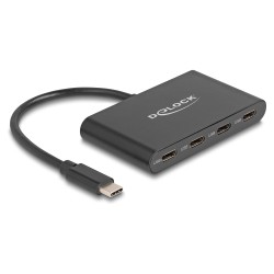 DELOCK USB 3.2 Gen 2 USB Type-C Hub mit 4 x USB Type-C Buchse - 10 Gbps — Buy in Cyprus with Fast Delivery