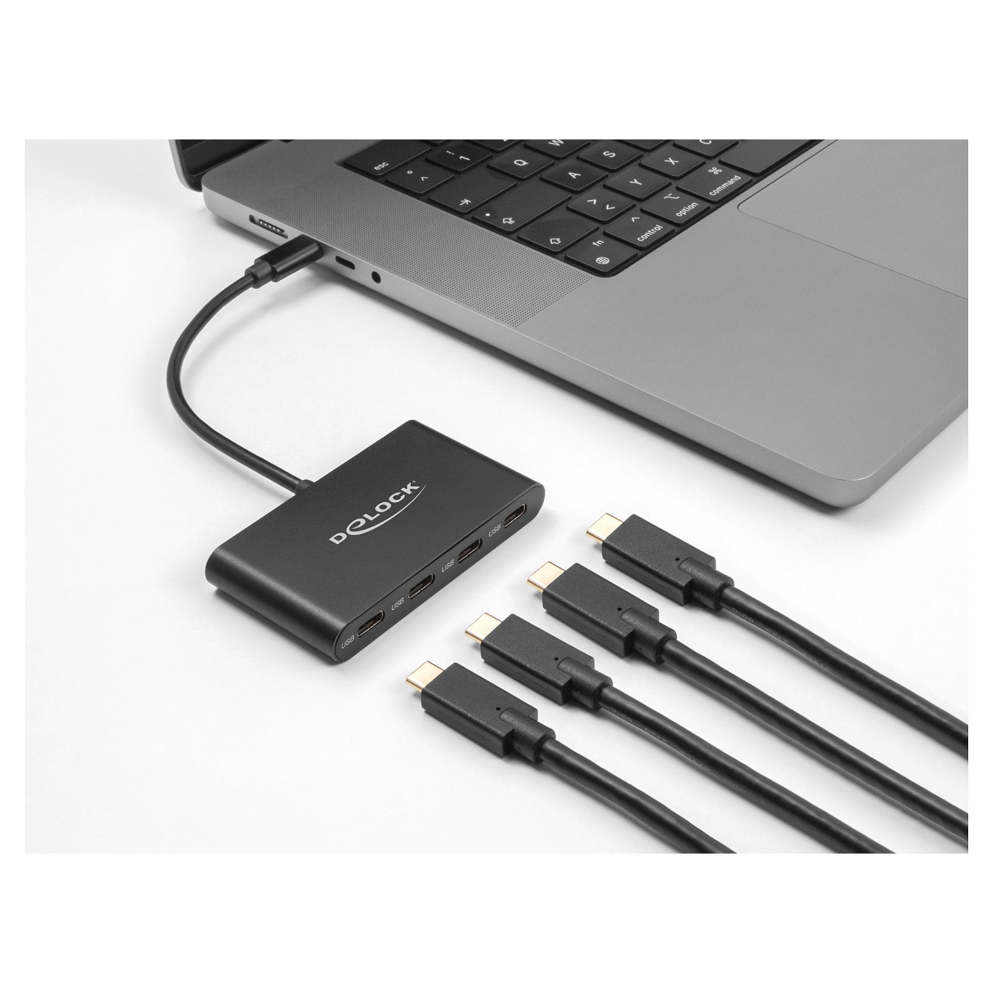 DELOCK USB 3.2 Gen 2 USB Type-C Hub mit 4 x USB Type-C Buchse - 10 Gbps — Buy in Cyprus with Fast Delivery