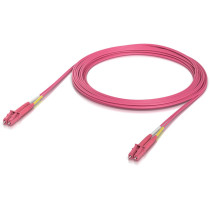 Ubiquiti OM4 Duplex LC UPC Fiber Patch Cable - UACC-OFC-M2-LULU-5M - 5m Rose, LC/LC, OM4, LSZH