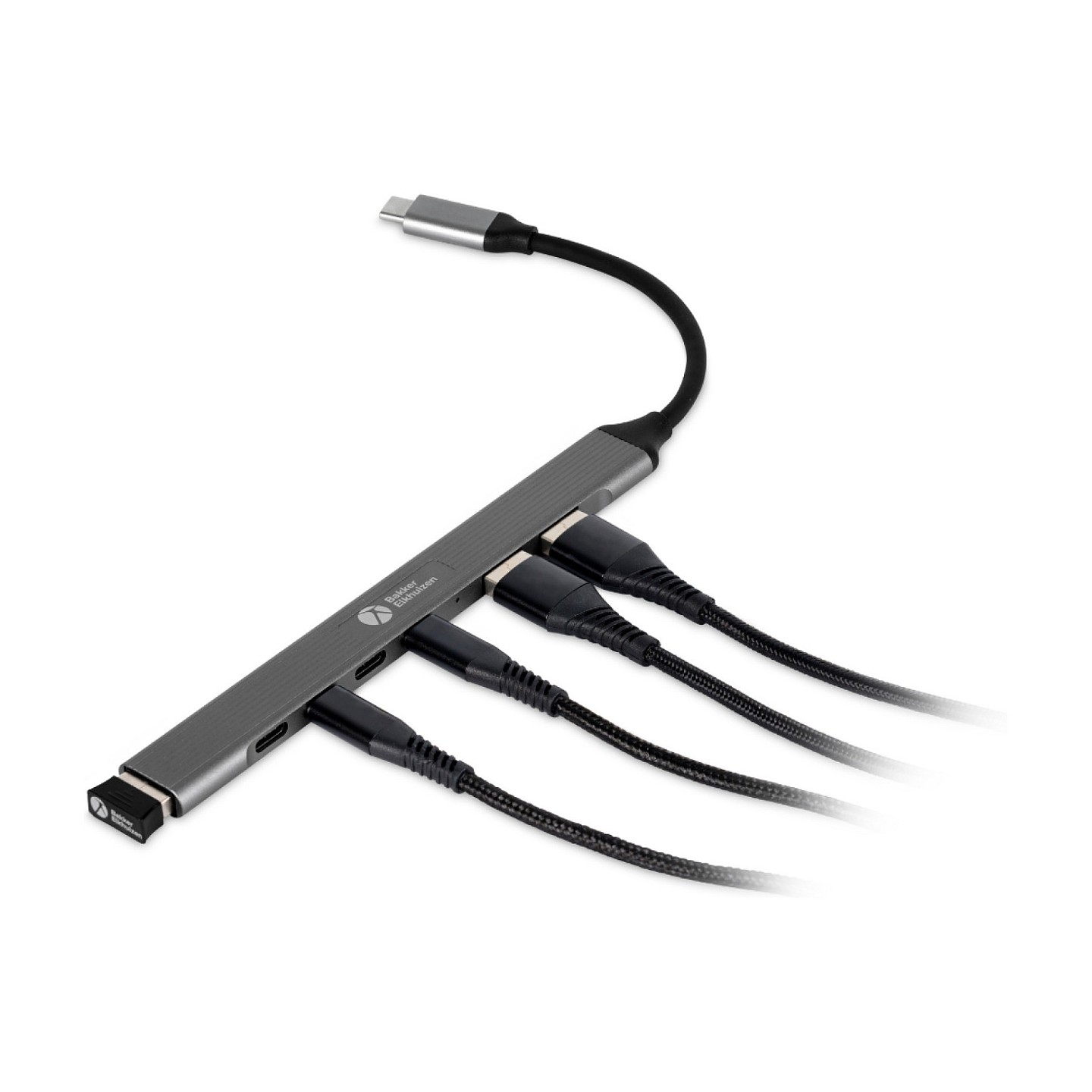 BakkerElkhuizen USB-C Hub 7-in-1 (3 x USB-A + 4 x USB-C) — Buy in Cyprus with Fast Delivery