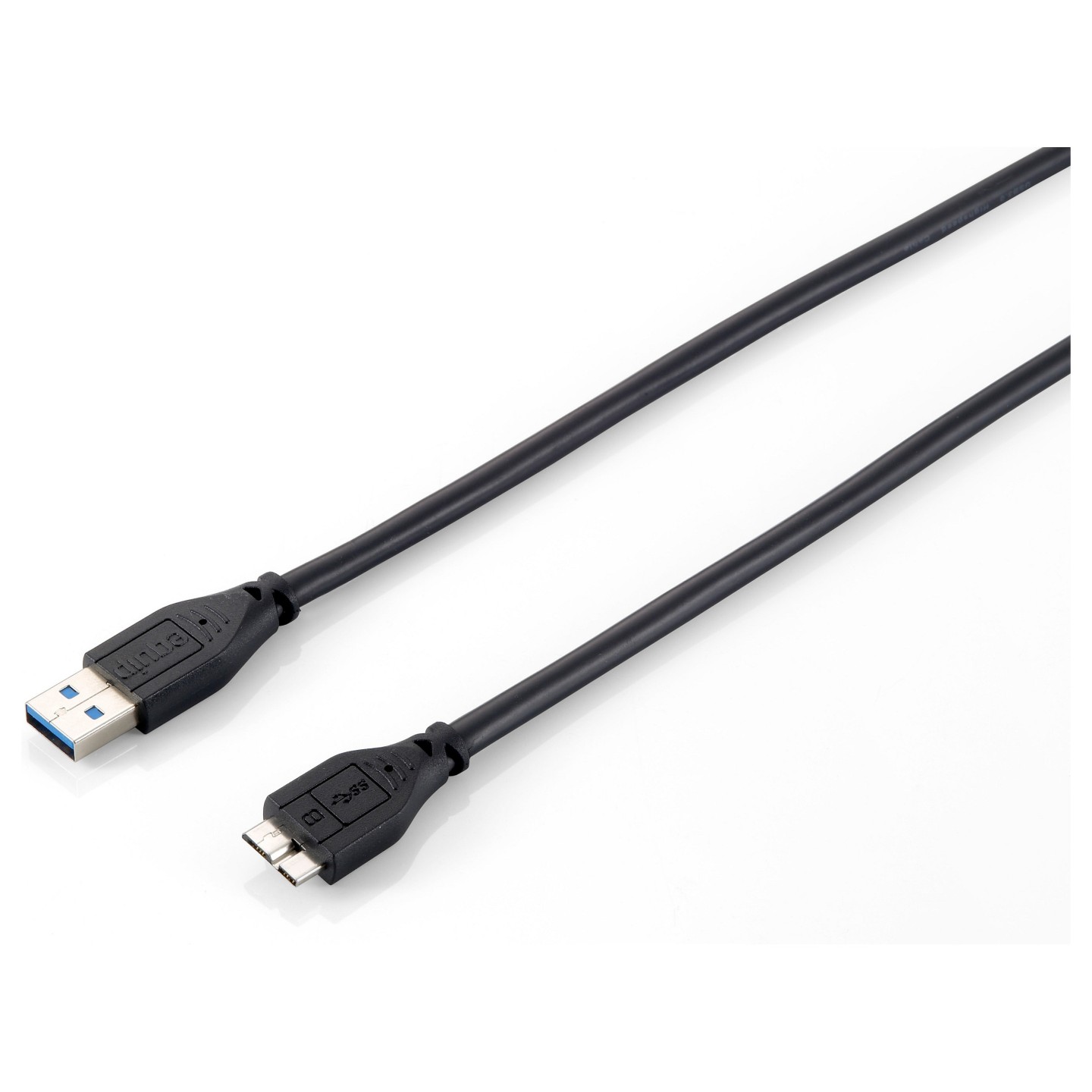 Equip Kabel USB-A 3.0 - to micro B St St 1.80m schwarz Polybeutel — Buy in Cyprus with Fast Delivery