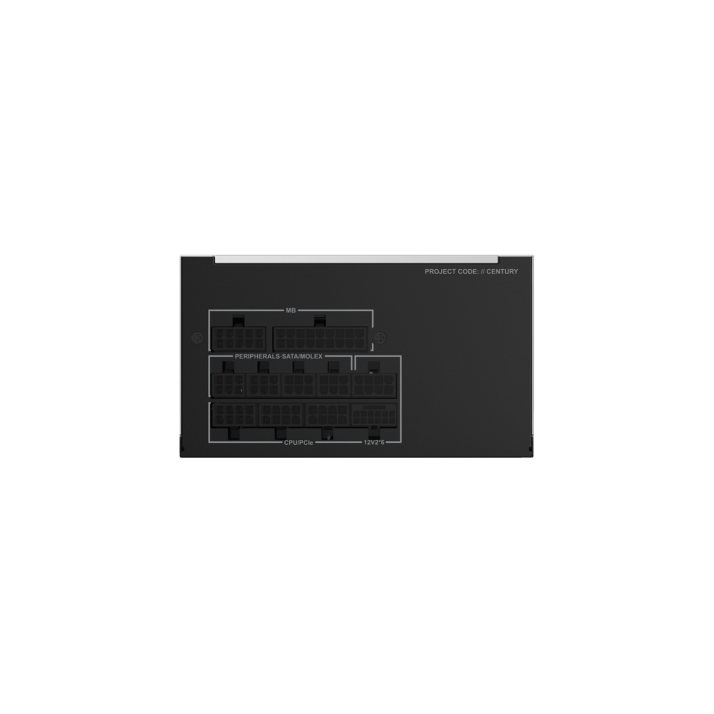 850W Montech CENTURY II 850 (silber. 1x 12-Pin High Power GPU. 4x PCIe. Kabelmanagement. 850 Watt)