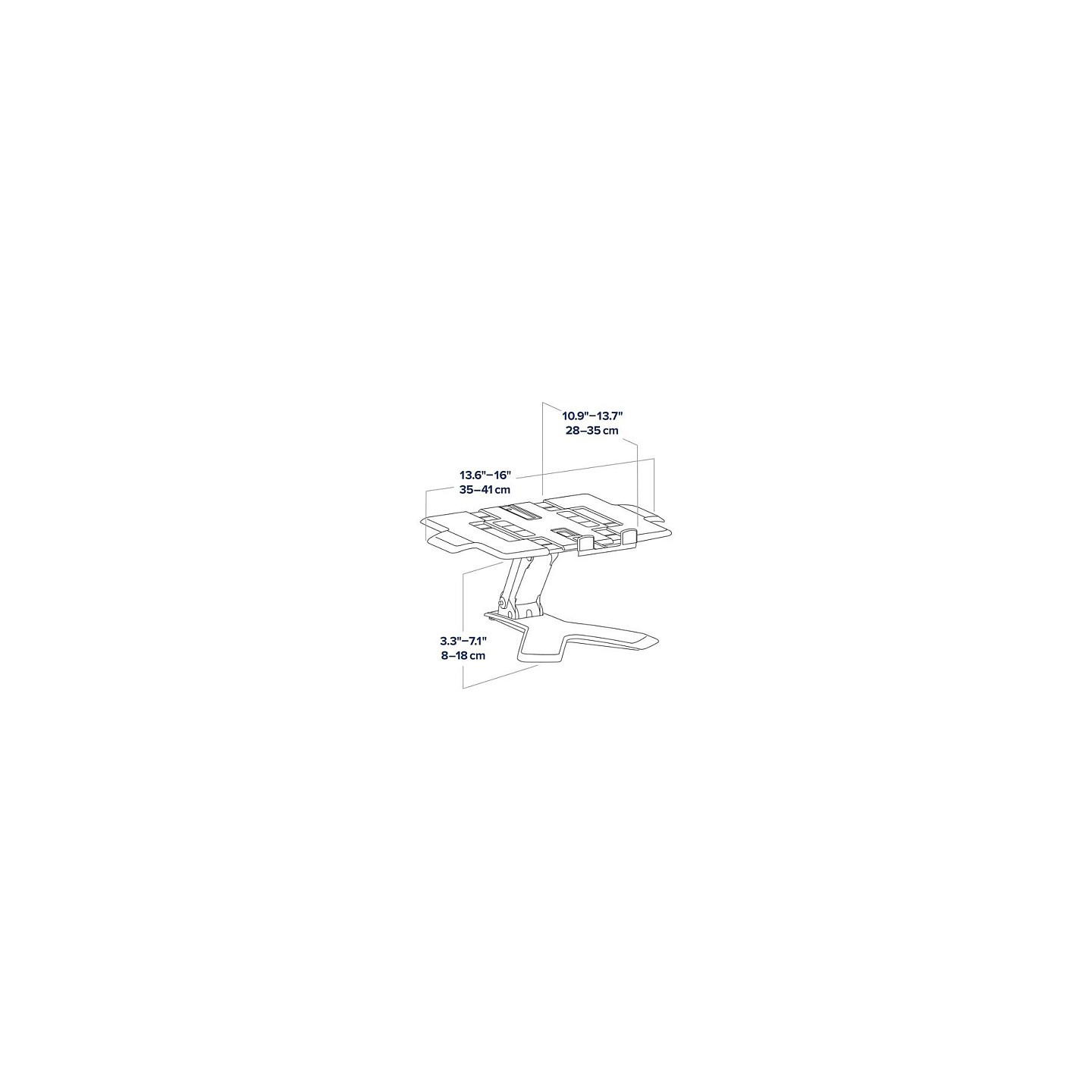 ERGOTRON Neo-Flex Notebook Lift Stand schwarz mit 1.6-6.3kg. belastbar 15cm Anhebung — Buy in Cyprus with Fast Delivery