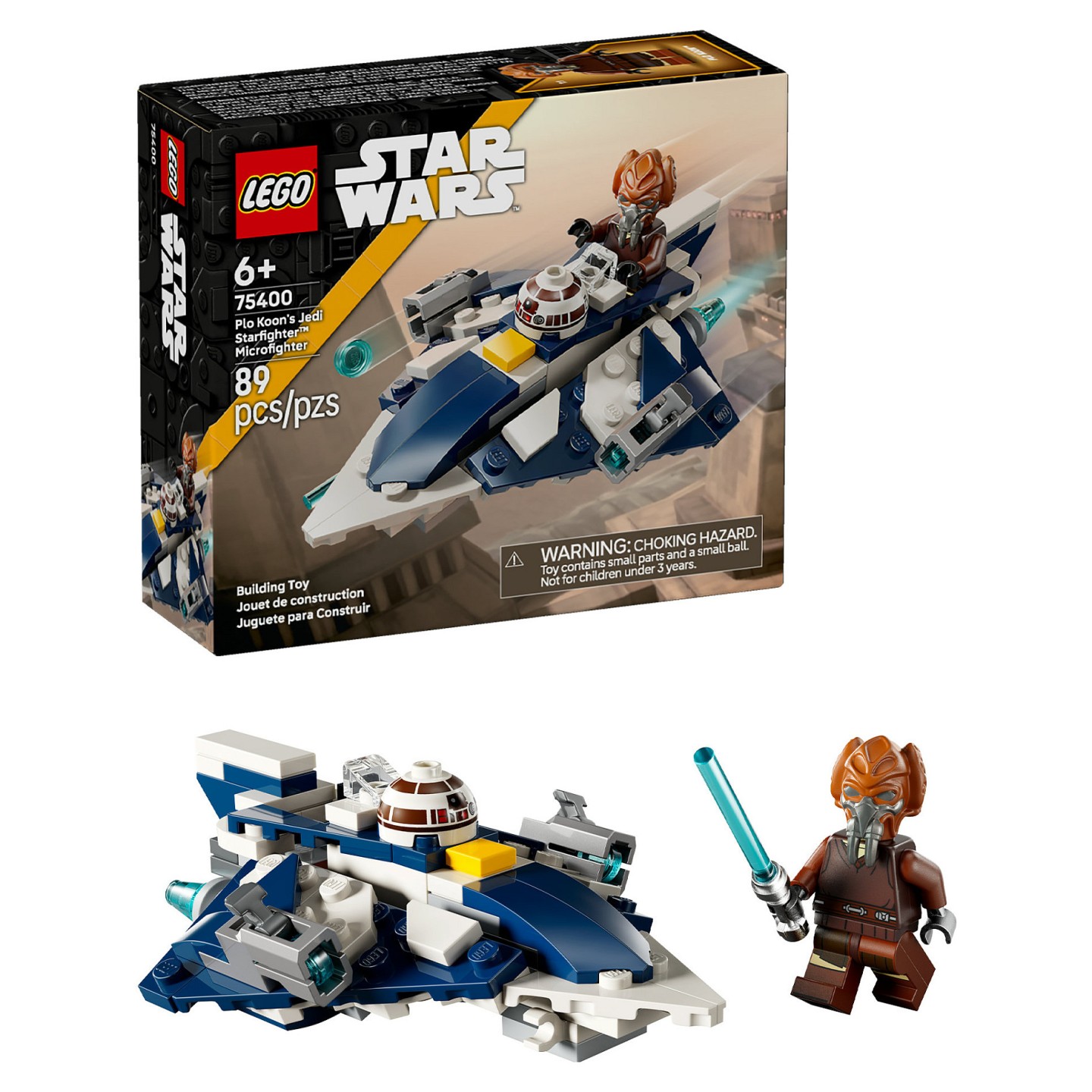 LEGO Star Wars Plo Koons Jedi Starfighter Microfighter 75400 — Buy in Cyprus with Fast Delivery