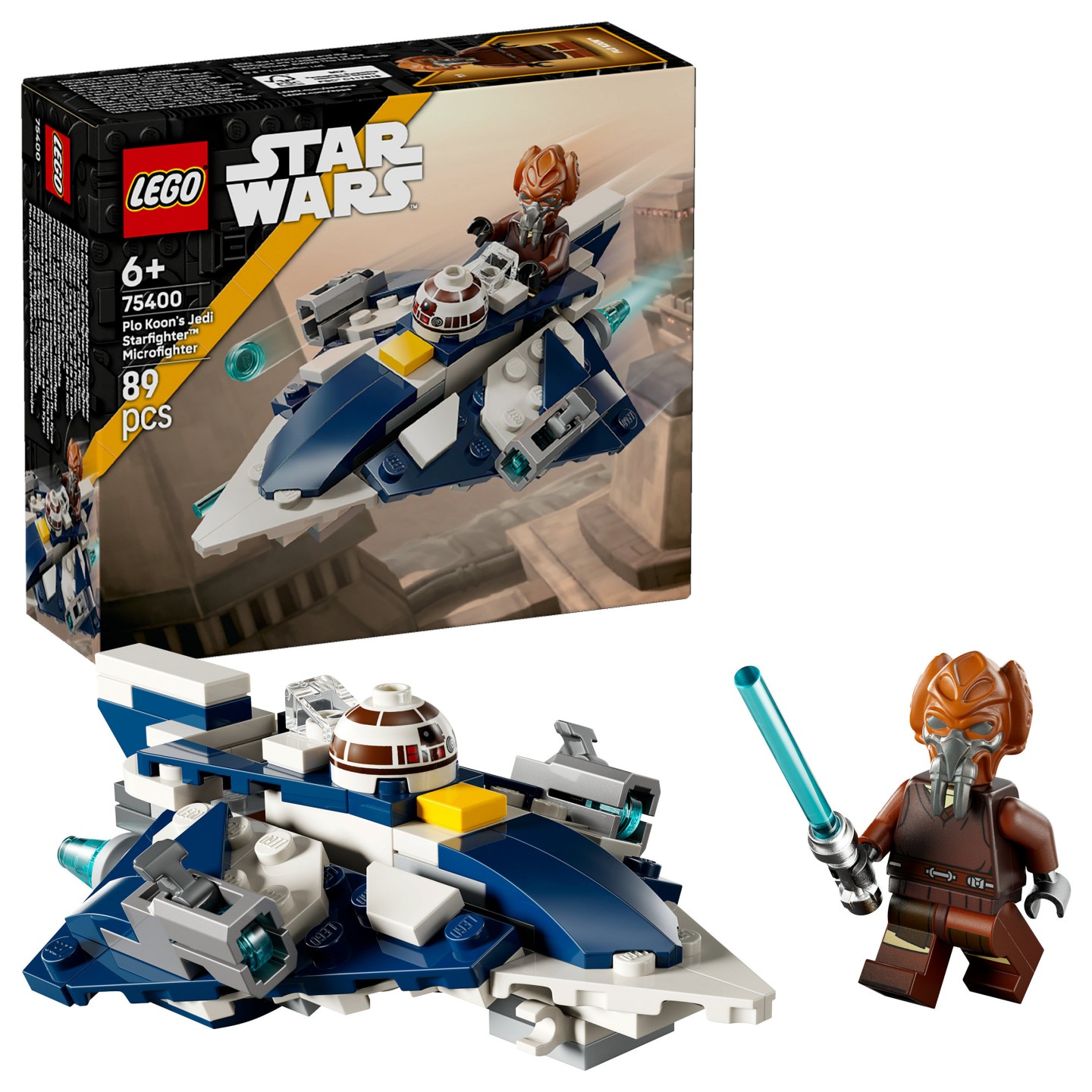 LEGO Star Wars Plo Koons Jedi Starfighter Microfighter 75400 — Buy in Cyprus with Fast Delivery