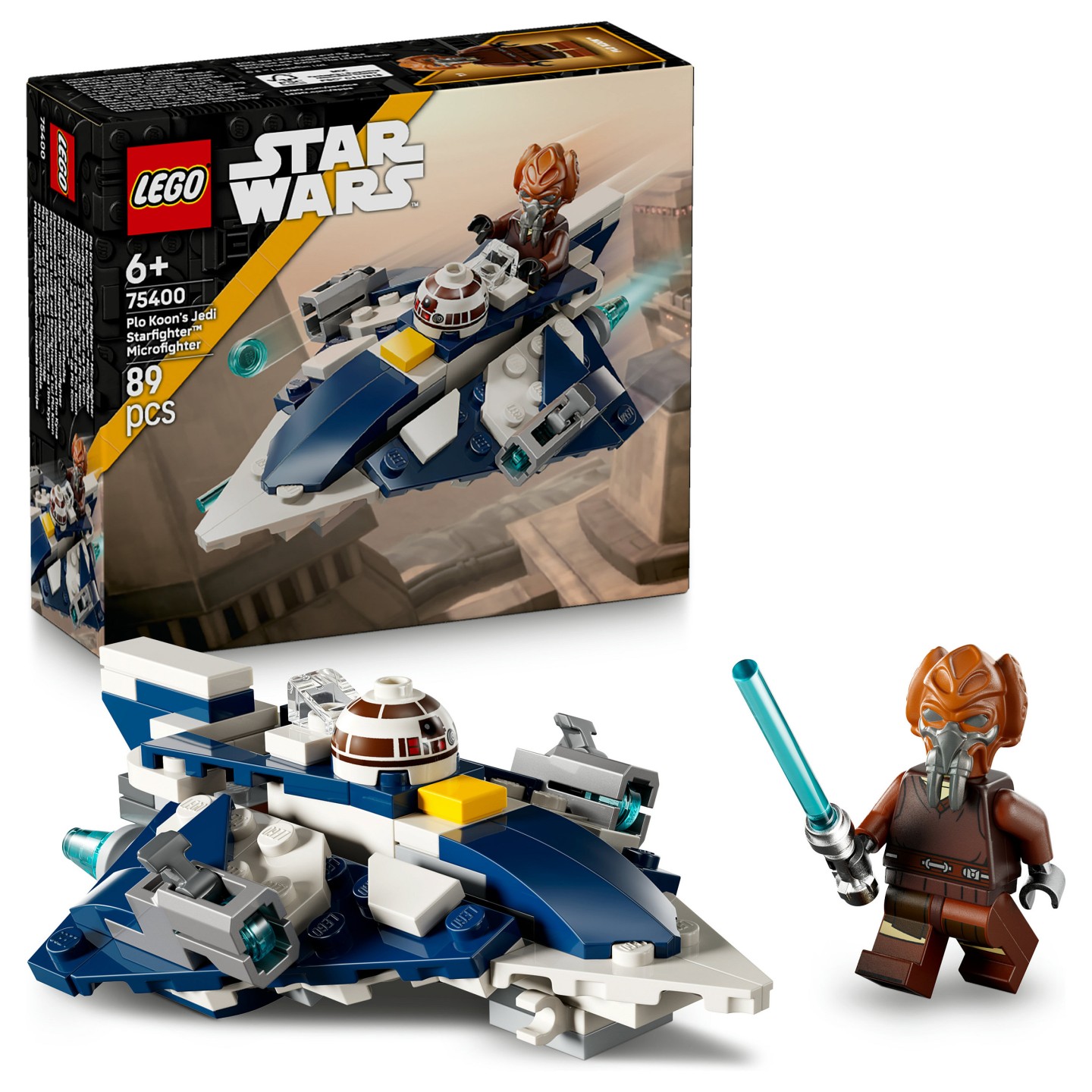 LEGO Star Wars Plo Koons Jedi Starfighter Microfighter 75400 — Buy in Cyprus with Fast Delivery