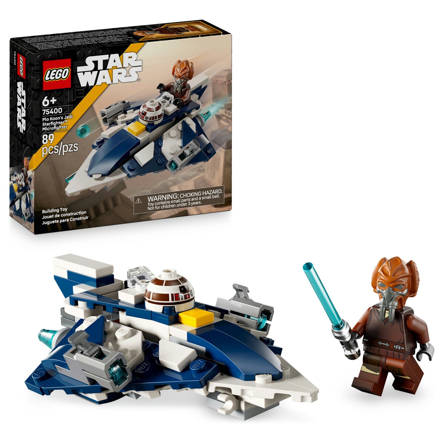 LEGO Star Wars Plo Koons Jedi Starfighter Microfighter 75400 — Buy in Cyprus with Fast Delivery