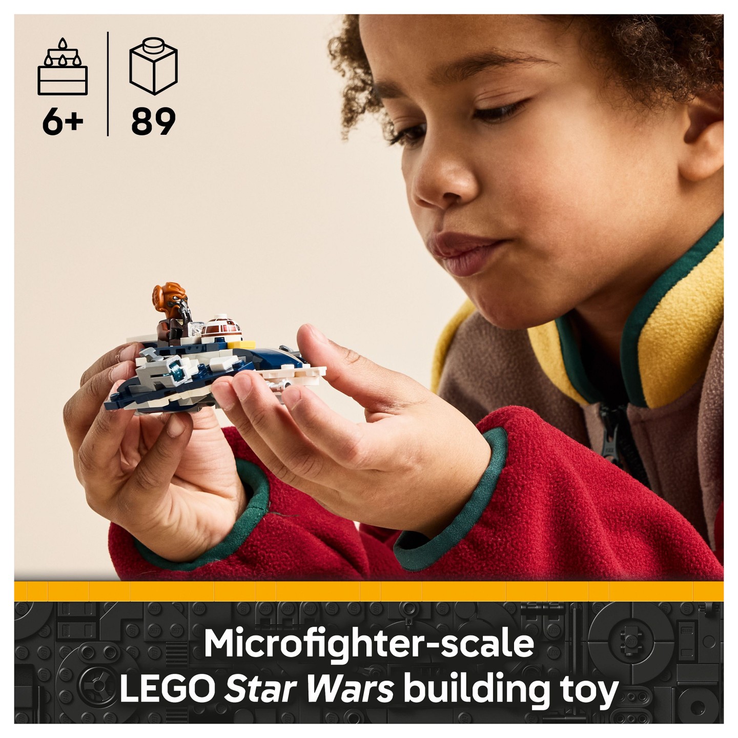 LEGO Star Wars Plo Koons Jedi Starfighter Microfighter 75400 — Buy in Cyprus with Fast Delivery