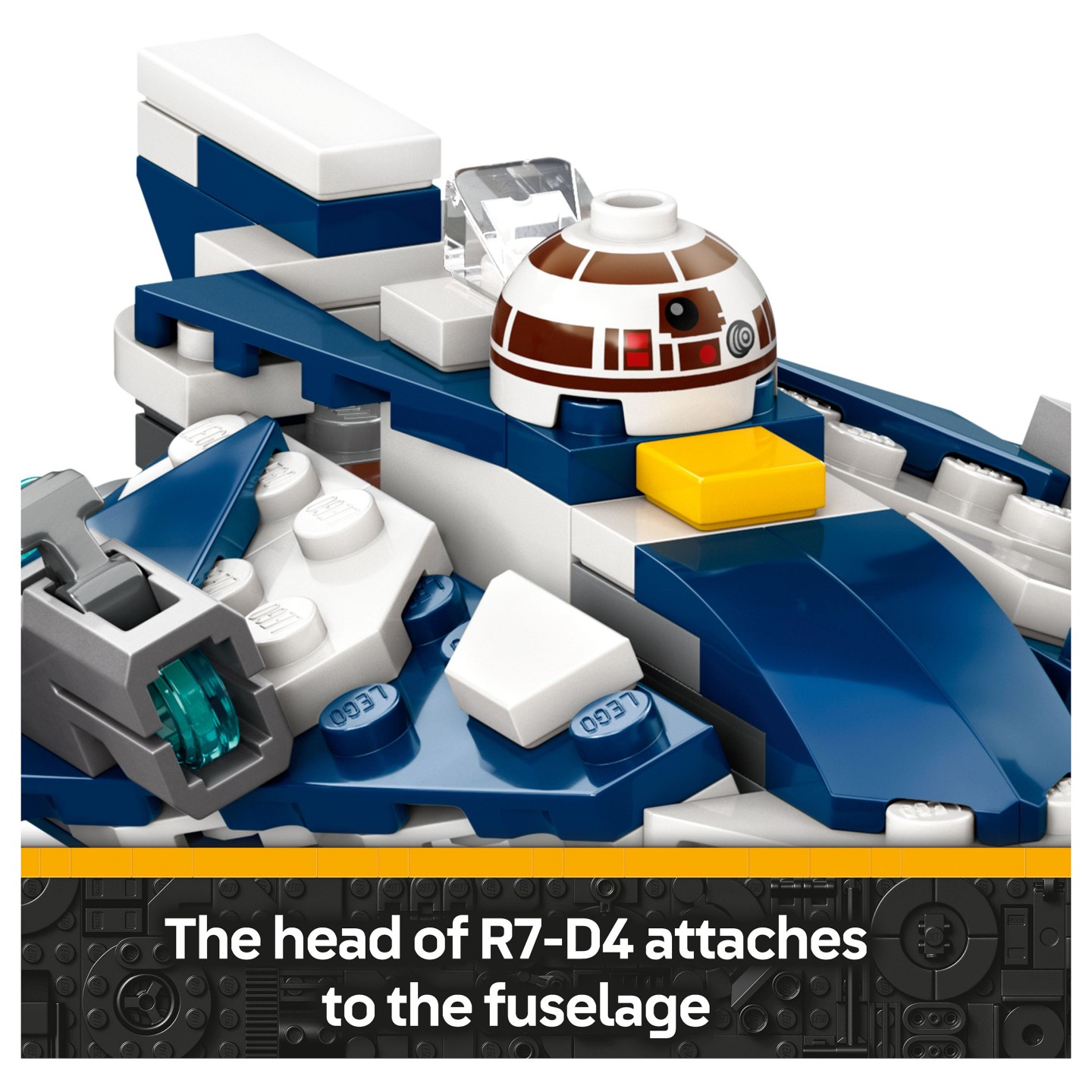 LEGO Star Wars Plo Koons Jedi Starfighter Microfighter 75400 — Buy in Cyprus with Fast Delivery