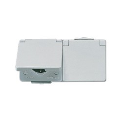 Jung 622 WW AP WD-Doppel-Steckdose waagrecht — Buy in Cyprus with Fast Delivery