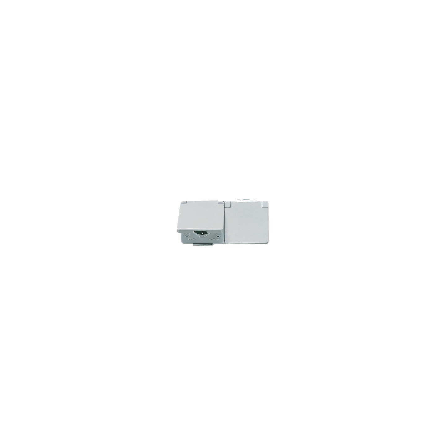 Jung 622 WW AP WD-Doppel-Steckdose waagrecht — Buy in Cyprus with Fast Delivery