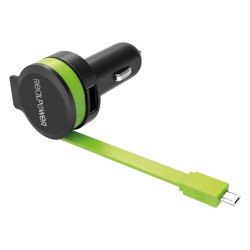 RealPower KFZ-Ladegerät Charger M 2400mA 1xUSB 1xMicro-USB — Buy in Cyprus with Fast Delivery