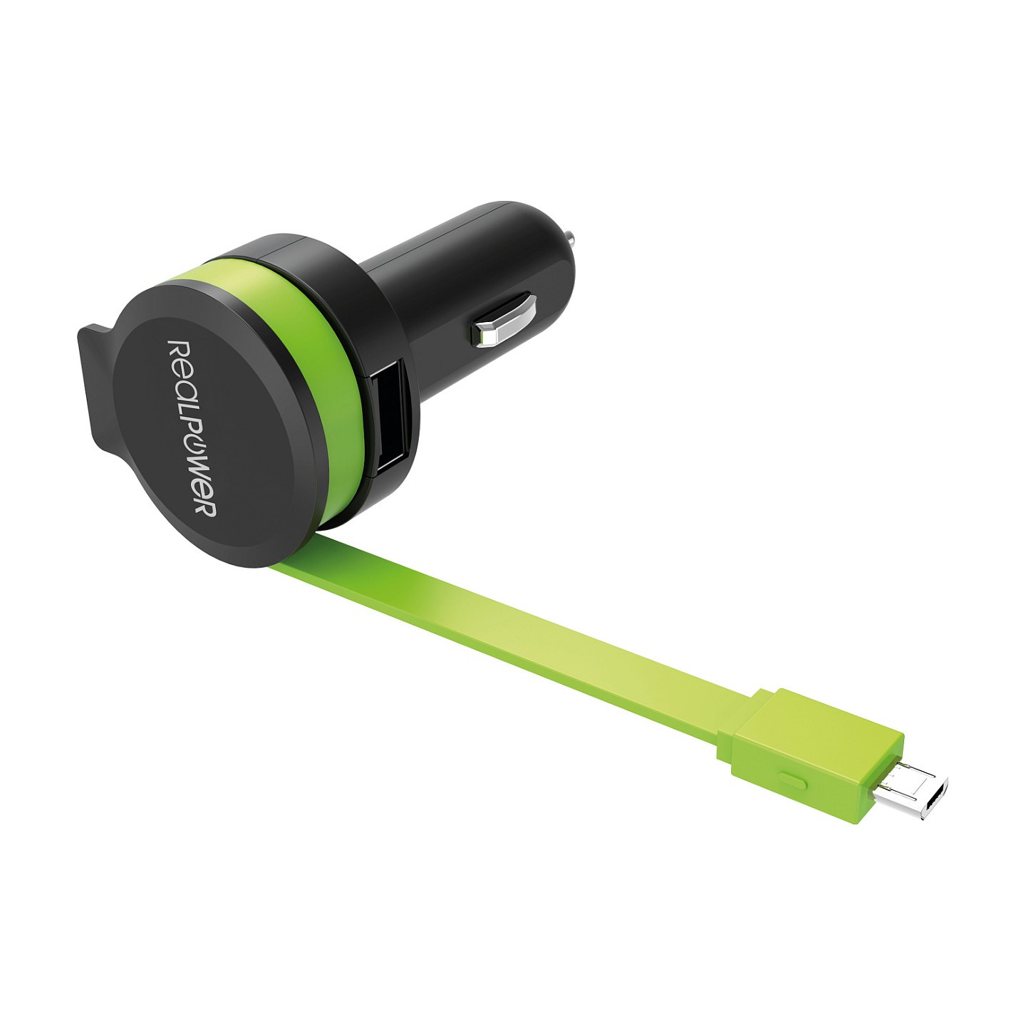 RealPower KFZ-Ladegerät Charger M 2400mA 1xUSB 1xMicro-USB — Buy in Cyprus with Fast Delivery
