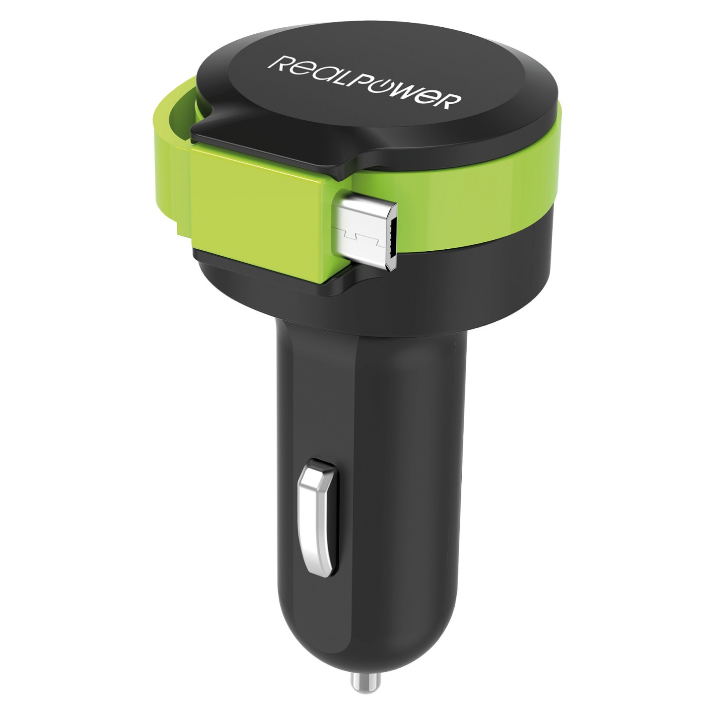 RealPower KFZ-Ladegerät Charger M 2400mA 1xUSB 1xMicro-USB — Buy in Cyprus with Fast Delivery
