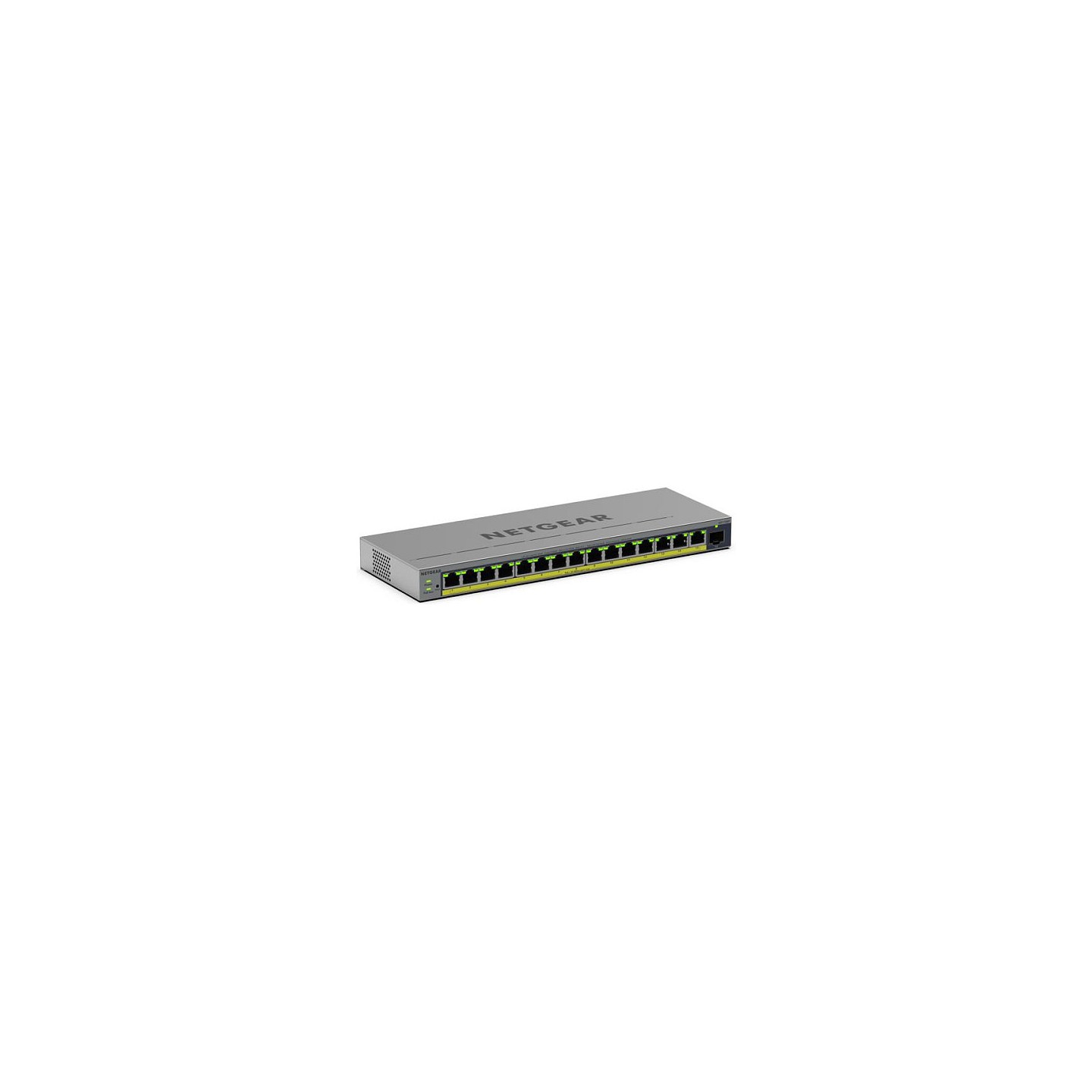 NETGEAR Easy Smart GS116EP - Switch - L3 - Smart - 1 x 10 100 1000 + 15 x 10 100 1000 (PoE+) - Desktop. wandmontierba...