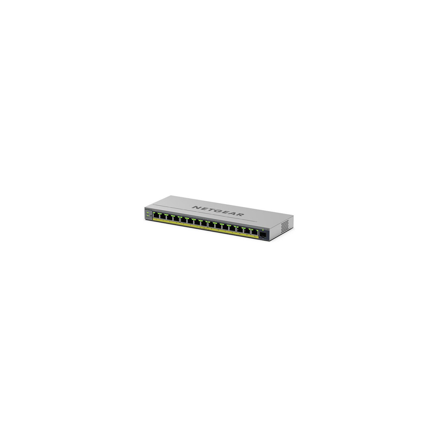 NETGEAR Easy Smart GS116EP - Switch - L3 - Smart - 1 x 10 100 1000 + 15 x 10 100 1000 (PoE+) - Desktop. wandmontierba...