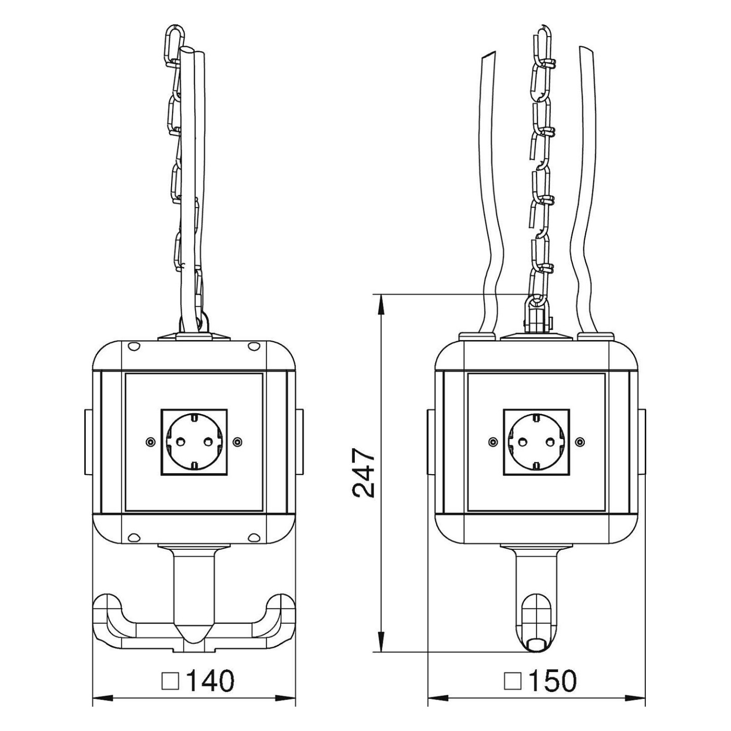 OBO VH4 N6 34904B1 Energieversorgungseinheit IP20 4xSchuko — Buy in Cyprus with Fast Delivery