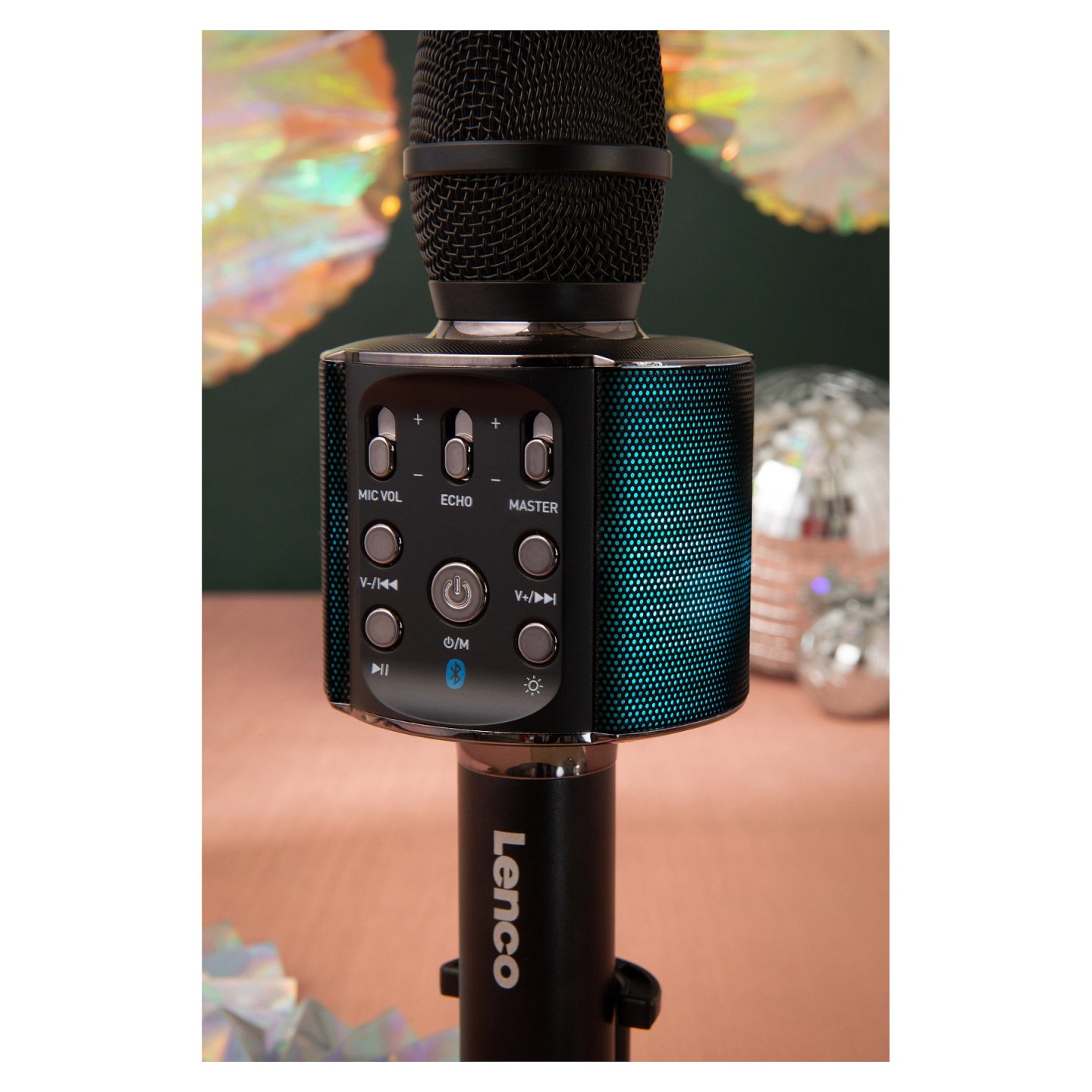LENCO BMC-090 Karaoke-Mikrofon. schwarz — Buy in Cyprus with Fast Delivery