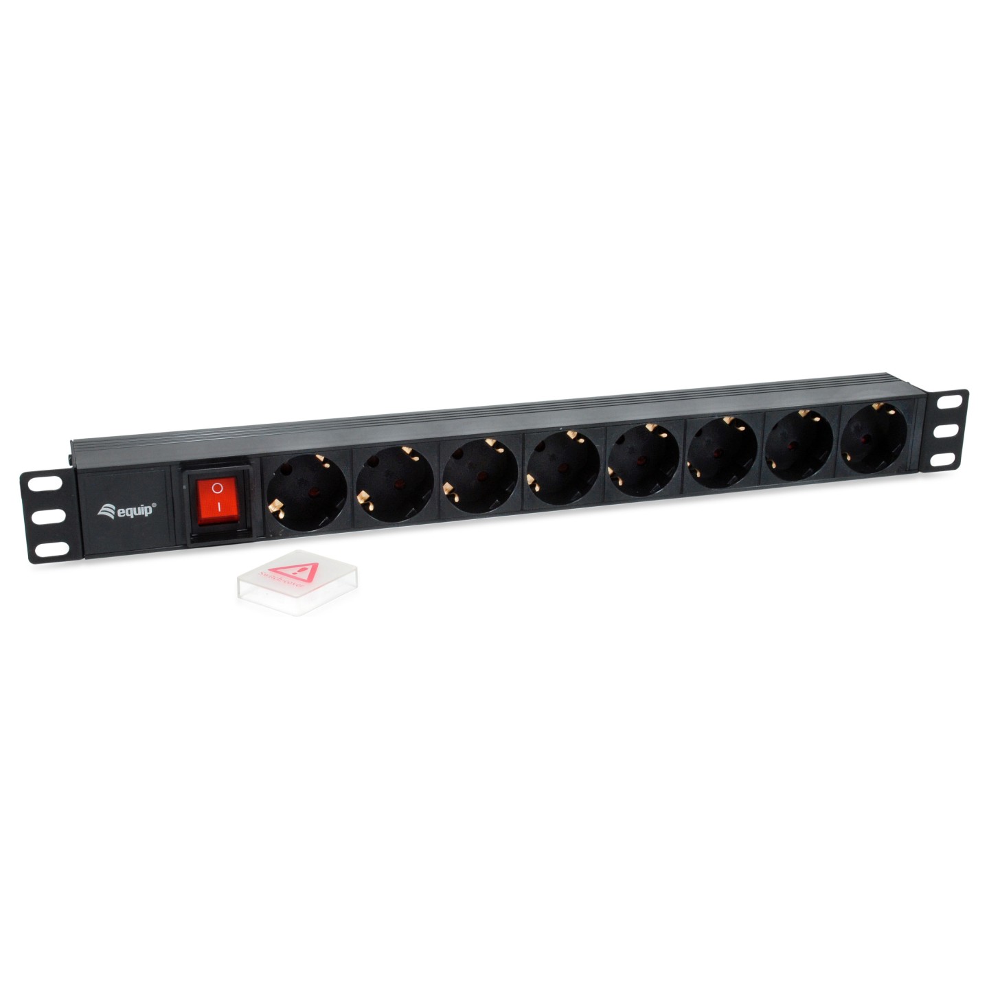 Equip Steckdosenleiste 19'(1HE)8fach IEC C14 1.8m Schalt. sw — Buy in Cyprus with Fast Delivery