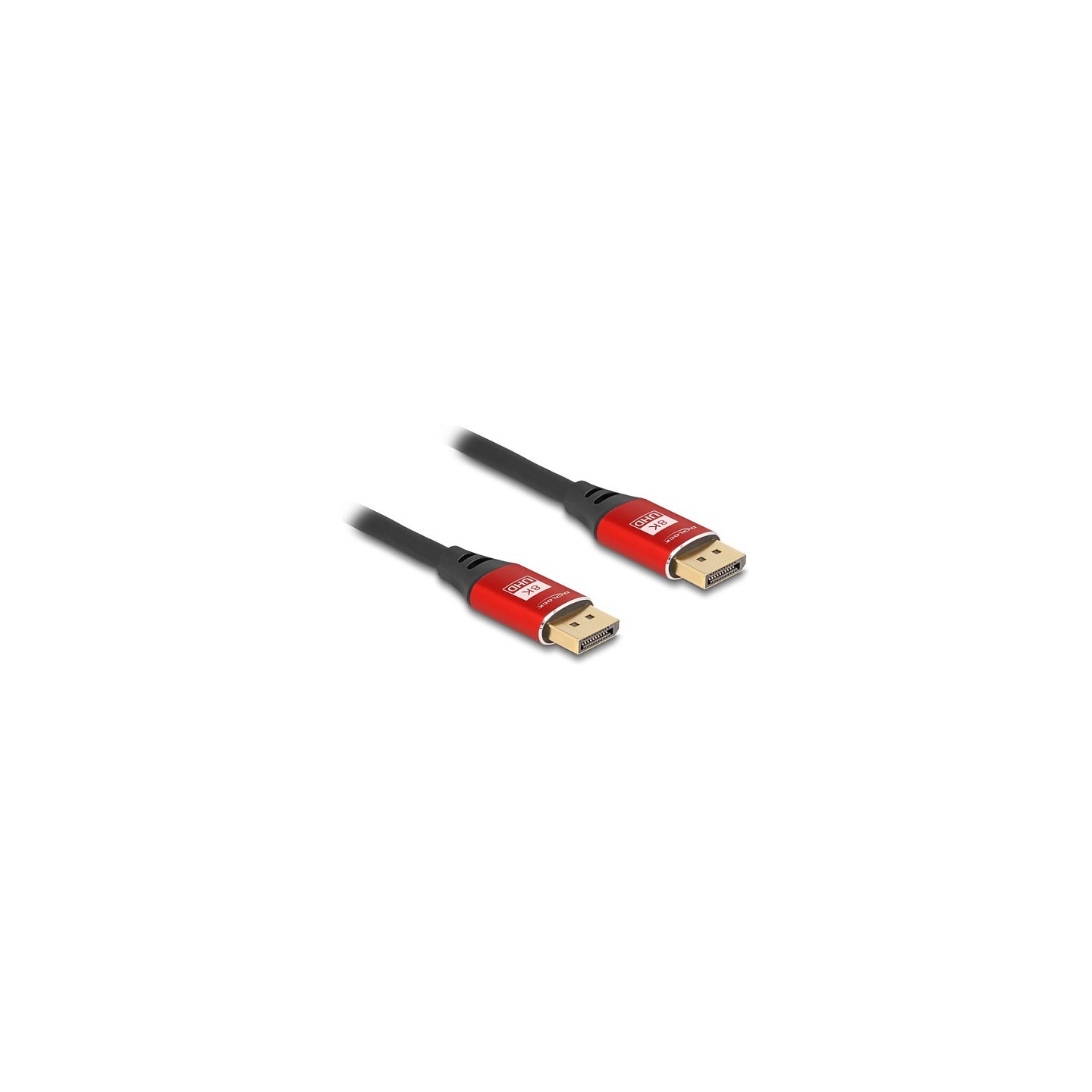 DELOCK DisplayPort Kabel 8K 60 Hz 3m rot Metall — Buy in Cyprus with Fast Delivery