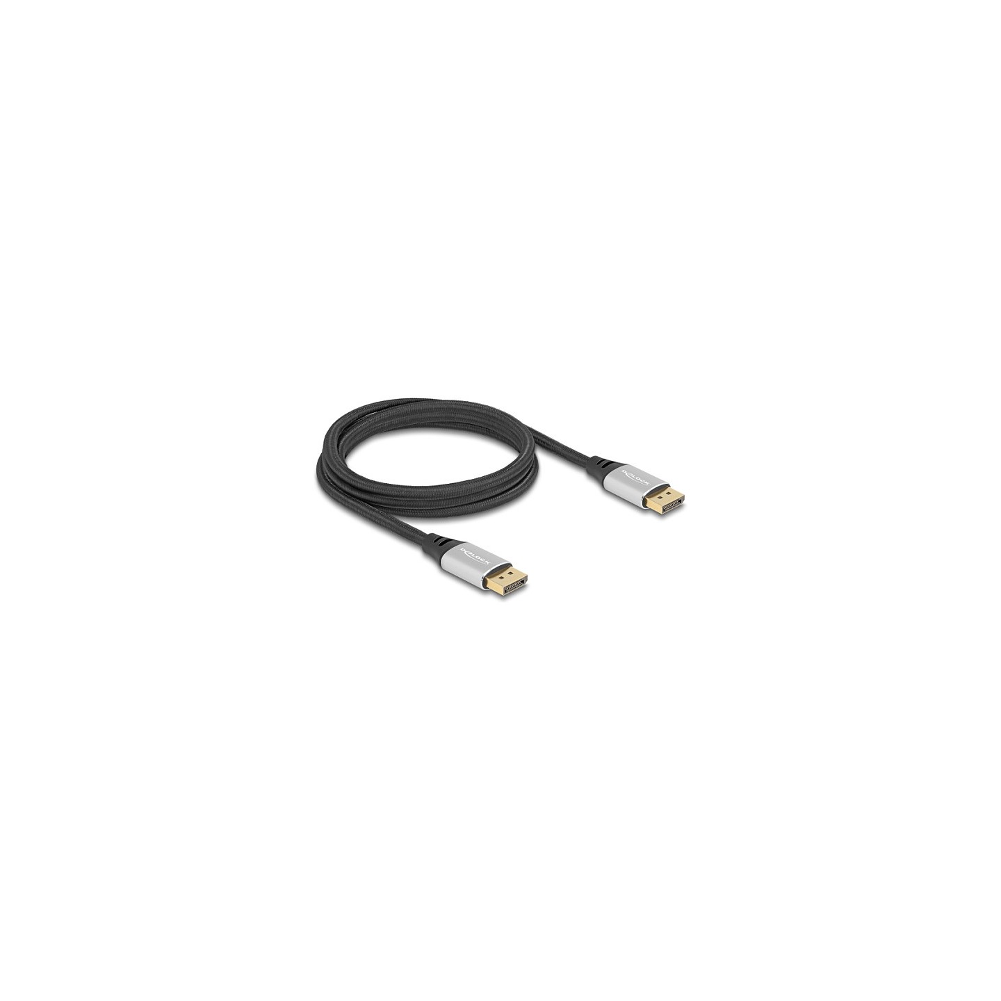 DELOCK DisplayPort Kabel 16K 60 Hz 2m silber Metall — Buy in Cyprus with Fast Delivery