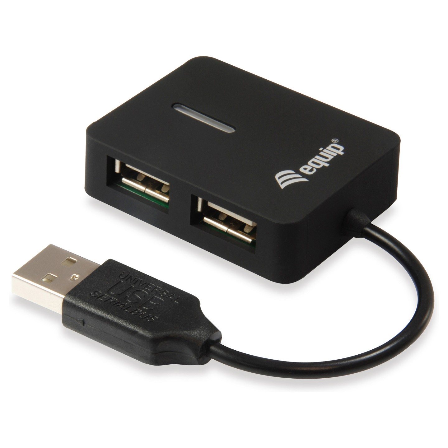 Equip USB-Hub 4-Port 2.0 - to 4x2.0 480Mbps o.Netzteil sw — Buy in Cyprus with Fast Delivery