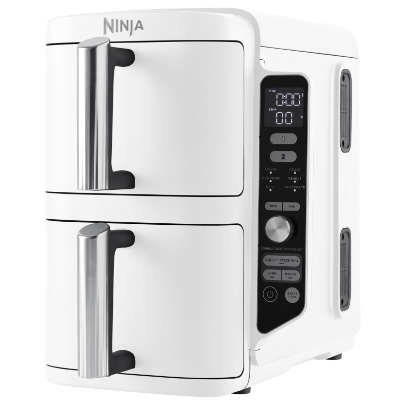 Ninja SL400EUWH Double Stack XL 9.5L Heißluftfritteuse Weiß — Buy in Cyprus with Fast Delivery