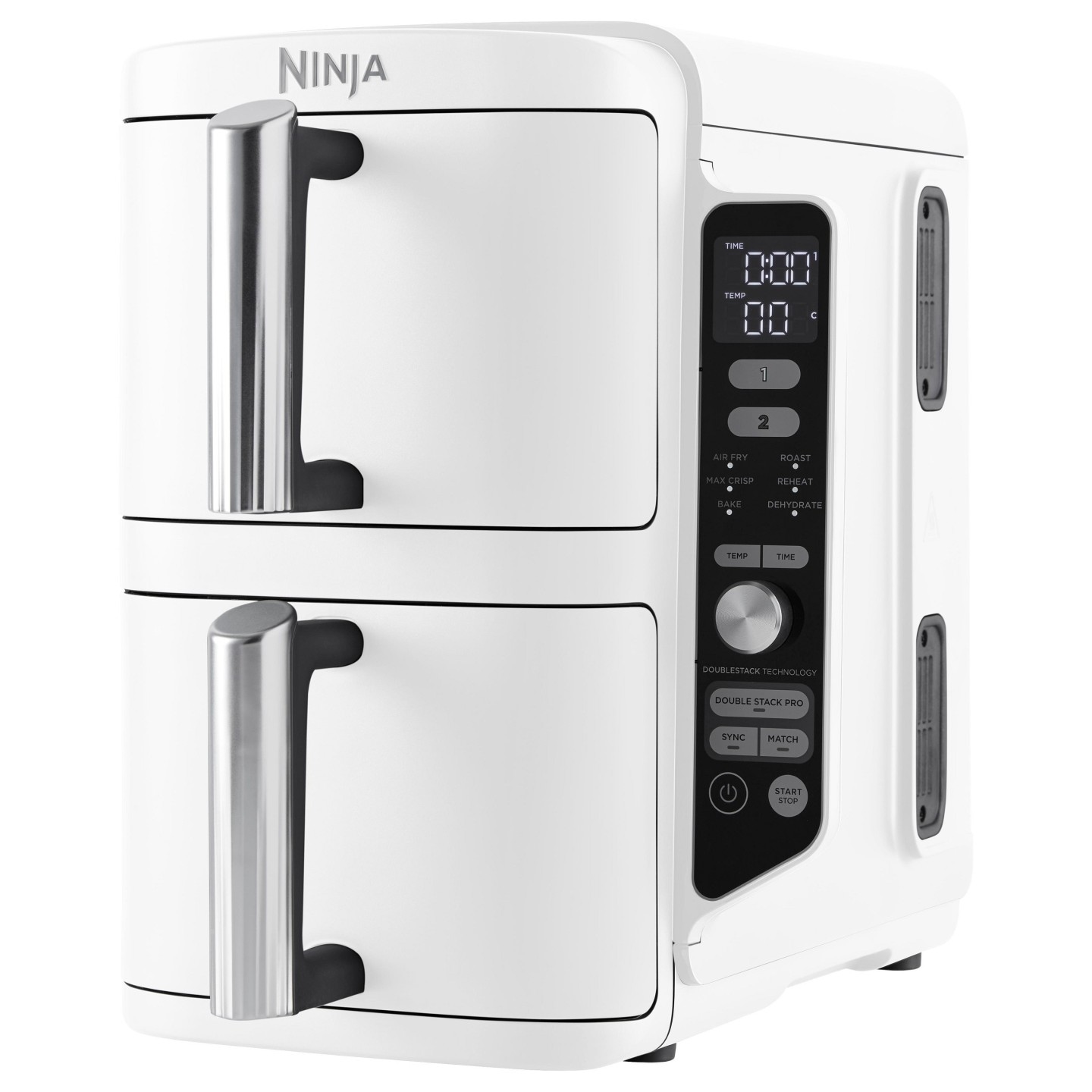 Ninja SL400EUWH Double Stack XL 9.5L Heißluftfritteuse Weiß — Buy in Cyprus with Fast Delivery