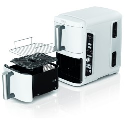 Ninja SL400EUWH Double Stack XL 9.5L Heißluftfritteuse Weiß — Buy in Cyprus with Fast Delivery