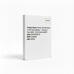 Norton 360 Standard - 10 GB Cloud-Backup - 1 Devices. 1 Year (ABO) - ESD-DownloadESD — Buy in Cyprus with Fast Delivery